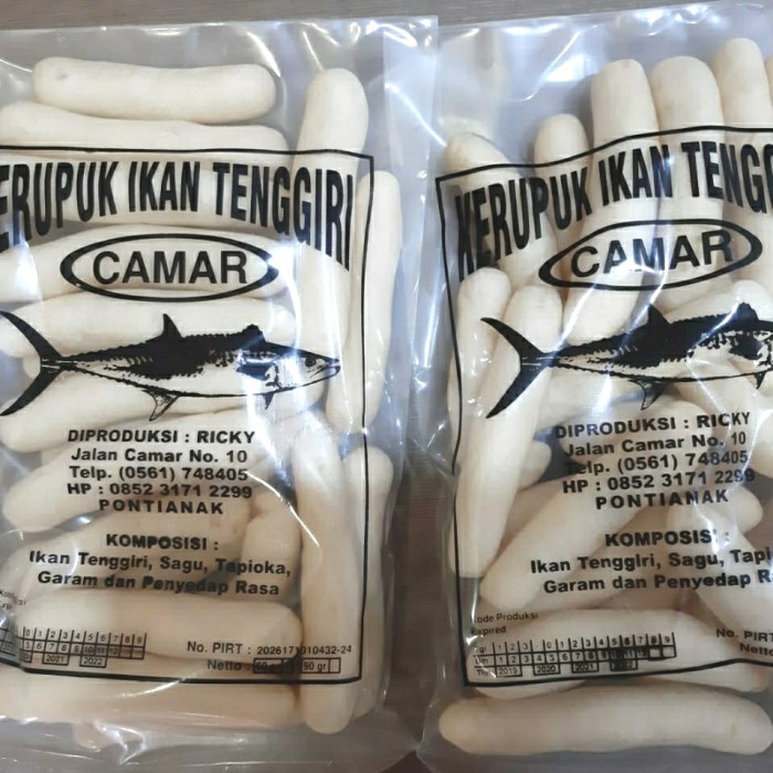 

NEW KERUPUK AMPLANG IKAN TENGGIRI CAMAR ASLI PONTIANAK