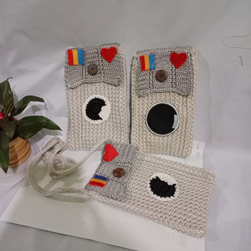 Tas Selempang Anak Tas Rajut Selempang Tas Hp Selempang Ukuran Kecil