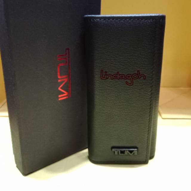 Dompet tumi gantungan kunci kulit kualitas mirror pria wanita