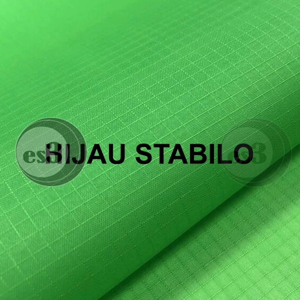 Bahan Tas Kain Ripstop Ribstok Ripstok Dienier Dinier Dinir Polyester Coated PVC Waterproof Bahan Te