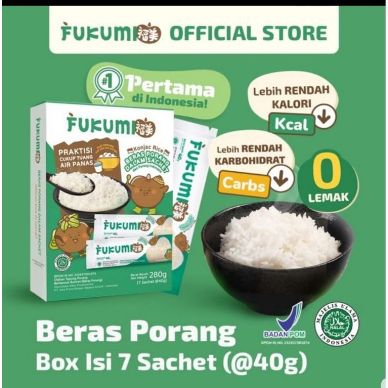 

Fakumi beras porang box sachet (7 sachet 40g)