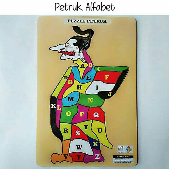 Puzzle kayu punokawan petruk