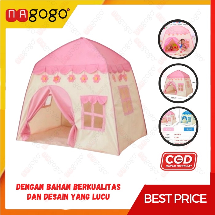 Tenda Bermain Mainan Anak Rumah Si kecil RS66