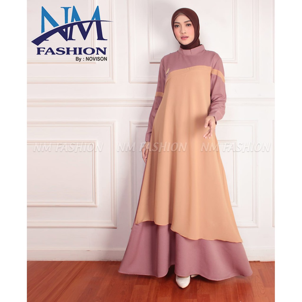 NEW  GAMIS PESTA > GAMIS KATUN - RUBY DRESS BY - NM FASHION