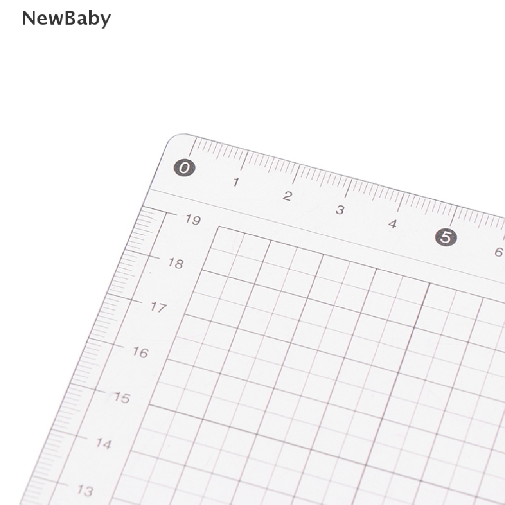 NewBaby A4 B5 A5 PVC Students Writing Desk Pad Transparent Ruler Board Measuring Supplie ID