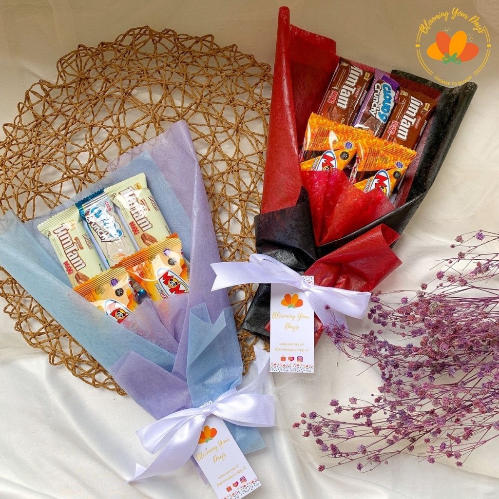 BOUQUET SNACK/BUKET MAKANAN/BUKET MURAH makanan ringan buket snack kado cowok hadiah cewek ulangtahu