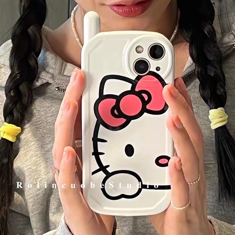 Soft case TPU Transparan Shockproof Motif Kartun Hello Kitty Untuk iphone 13 12 11 Pro Max XS XR 8plus 12pro12pro Max 7 8 Plus X XS XR XSMAX