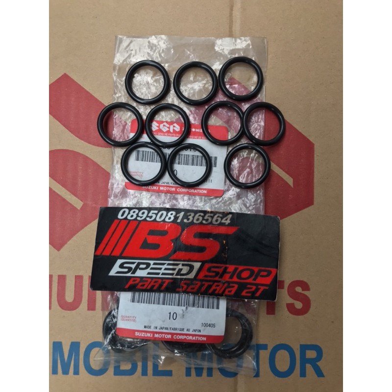 Karet seal sil pipa saringan suling knalpot Satria 2T lumba hiu Ori Sgp