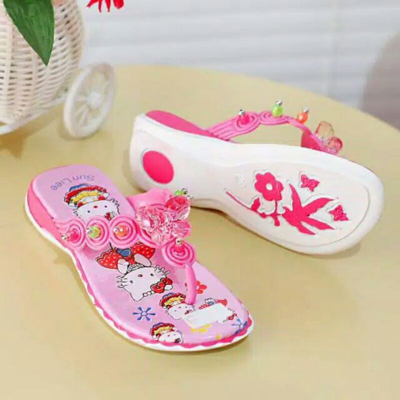 Sandal Anak Perempuan Jepit hellokitty Iz06