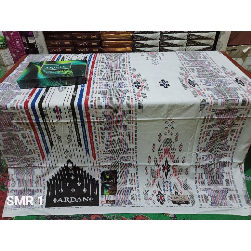 Ardan family terbaru motif BROMO & SEMERU  bisa seragaman-Putih tulang