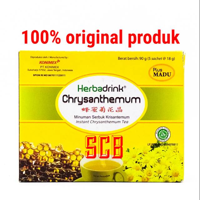 Herbadrink Chrysanthemum - Minuman Serbuk Pereda Panas Dalam
