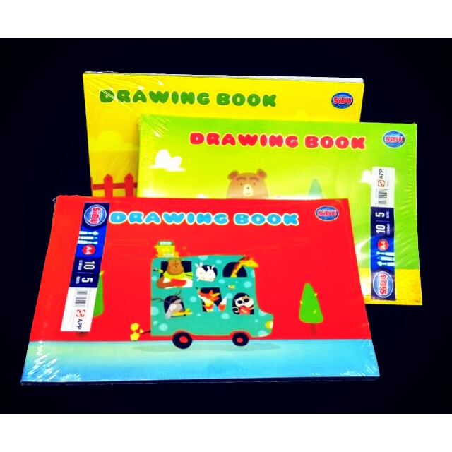 

Buku gambar Drawing book A4 Sidu isi 5 pcs