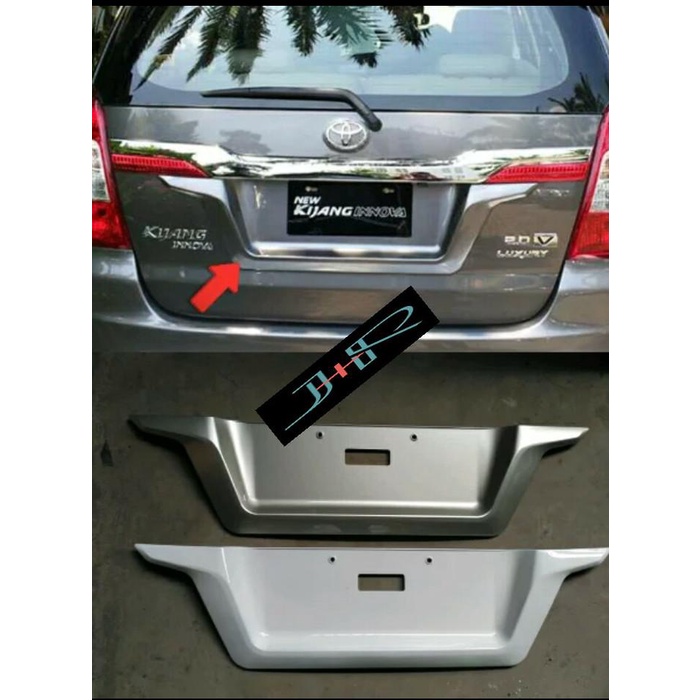 Lisen ornamen grand innova 2014 tatakaan plat nomor grand innova