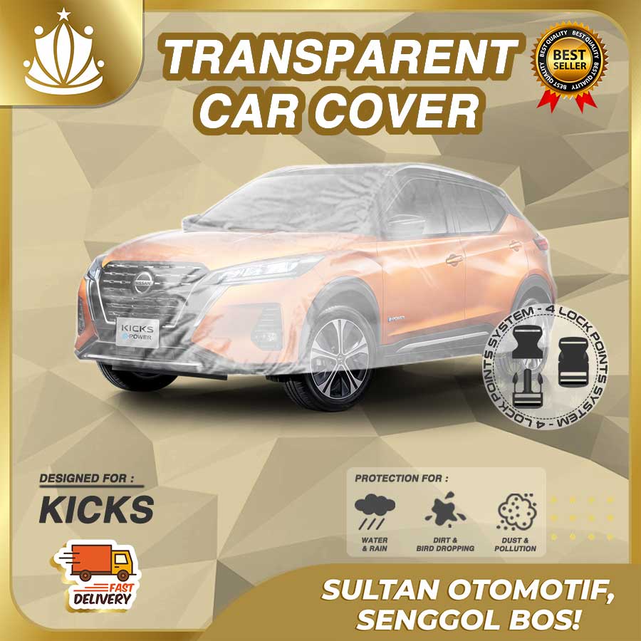 Body Cover Mobil Plastik TEBAL Nissan Kicks WATERPROOF