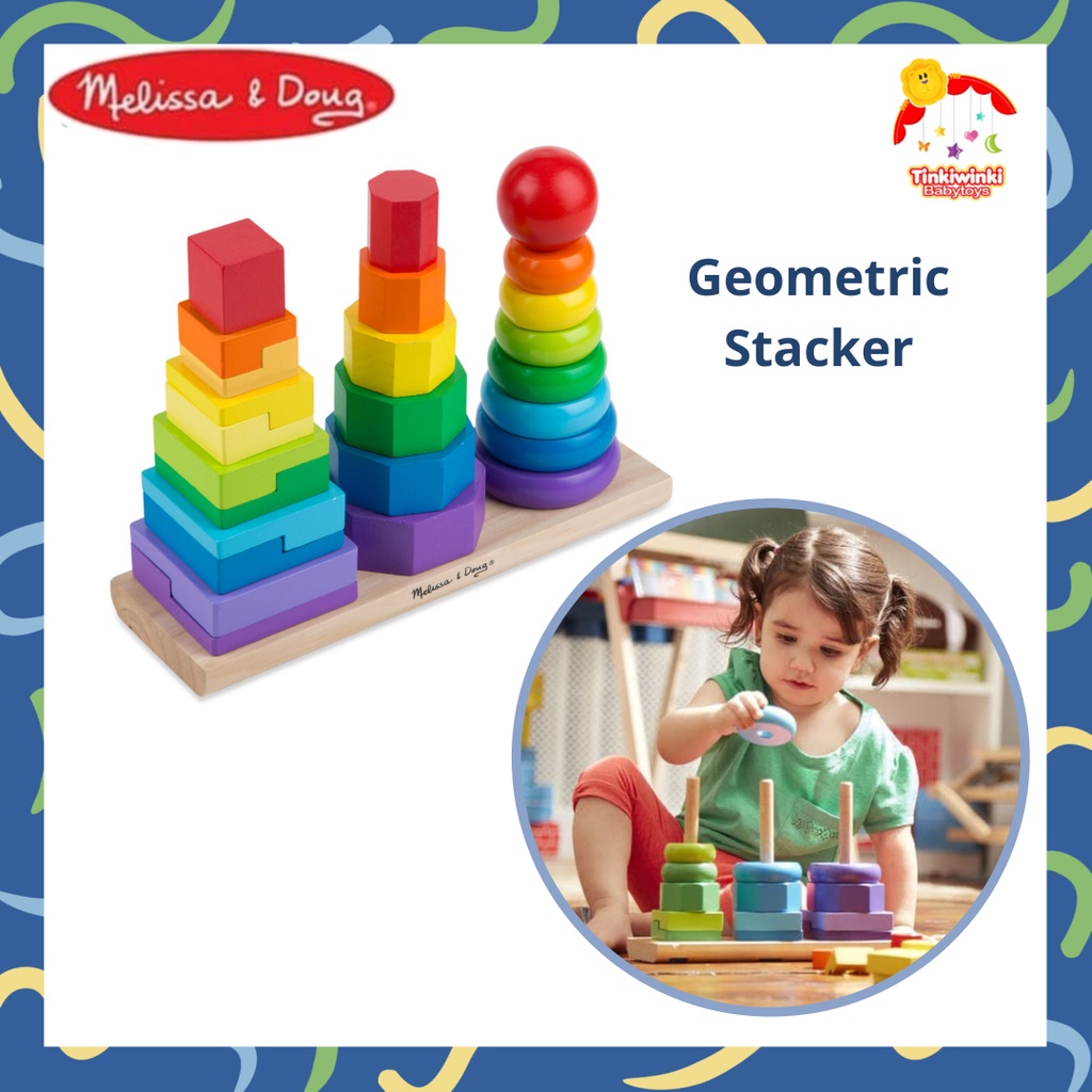 Melissa and doug Geometric Stacker