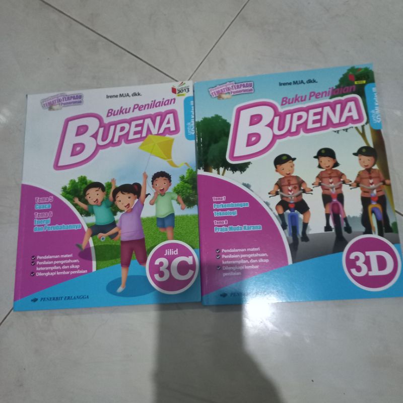 BEKAS BUPENA SD KELAS 3C DAN 3D K2013 REVISI