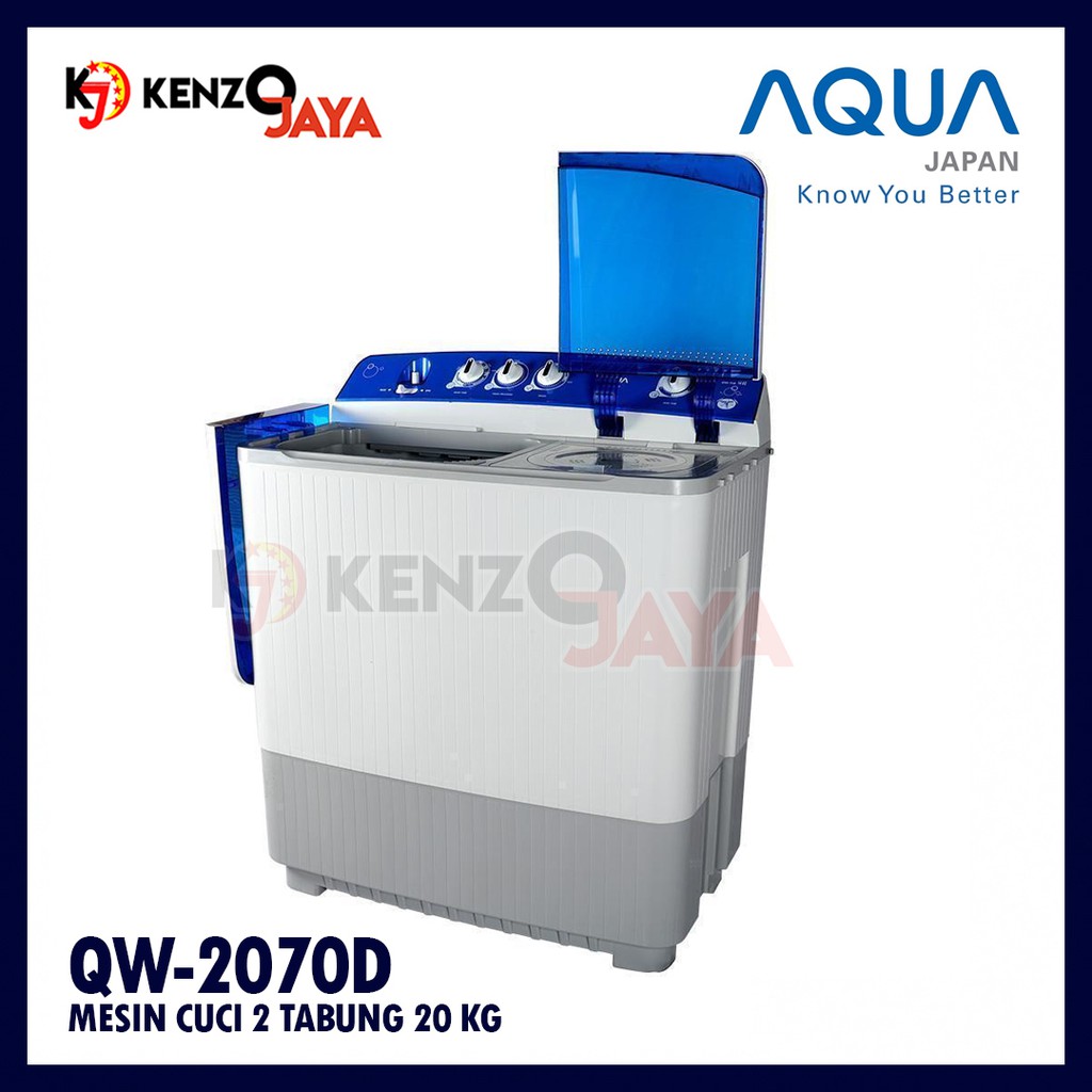 Mesin Cuci AQUA QW-2070D | 20 Kg