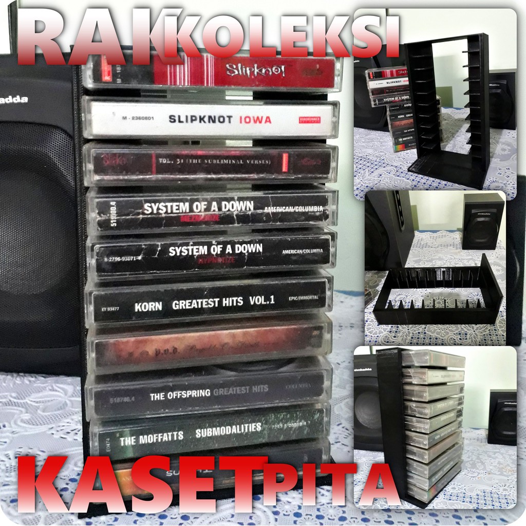 RAK / TEMPAT KASET PITA | ISI 10 KASET