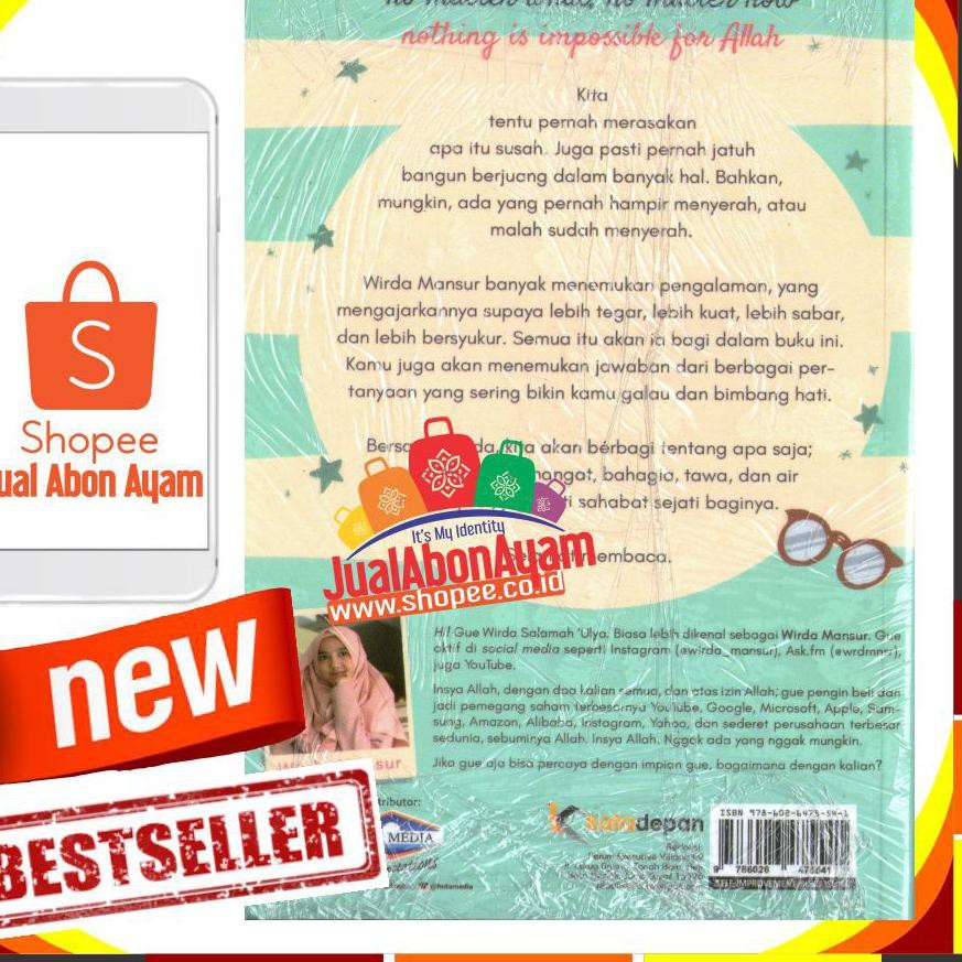Koleksi Terbaru.. BUKU WIRDA MANSUR ORIGINAL THE BE NEW YOU REACH YOUR DREAM V