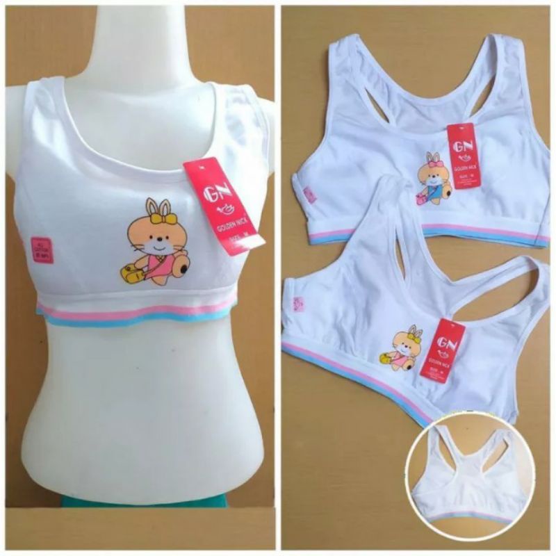 MINISET BRA REMAJA GOLDEN NICK-MINISET REMAJA KATUN PUTIH BH SA 361- 418  BRA MINISET