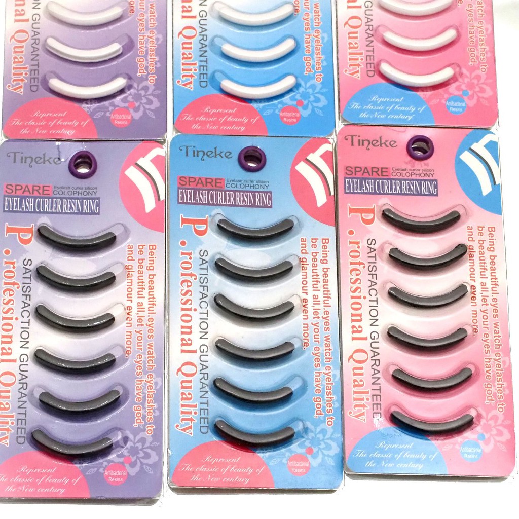 Karet Refill Viny Penjepit Bulu Mata Cadangan Karet Tineke Busa Bantalan Jepitan Bulu Mata Set Eyelash Curler Refil Rubber