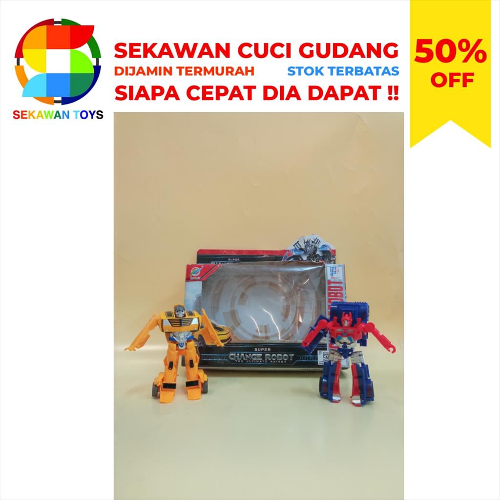 Mainan Robot/Change Robot 2pcs Sekawan Sale 19