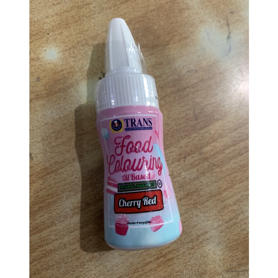 Trans coloring cherry Red 50 gr pewarna makanan Merah icing color