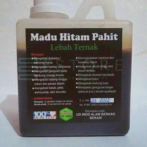 

LQIP Madu Asli Lebah ternak Madu Hitam Pahit 500gr #MUBAROK す 77