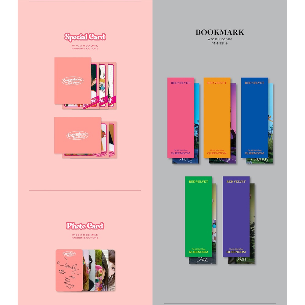 Red Velvet - 6th Mini Album QUEENDOM Case / Photobook Ver