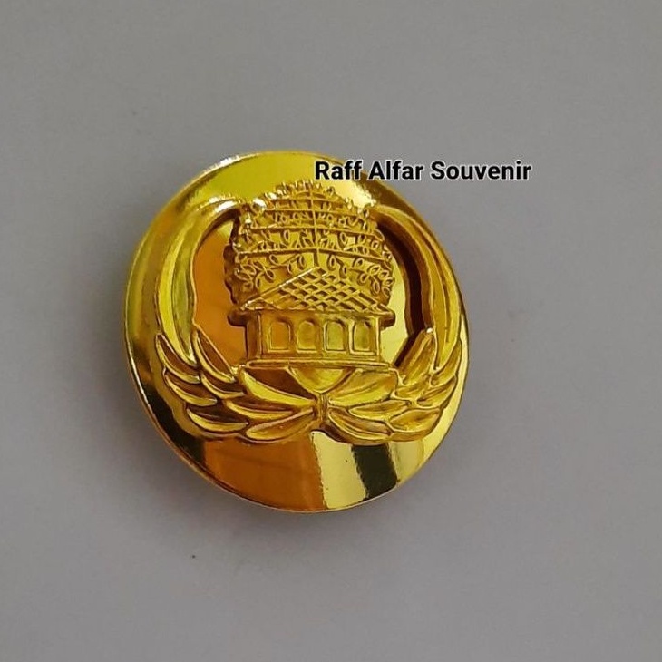 PIN KORPRI ASN MODEL TUMPUK BULAT PREMIUM KUNINGAN MAGNET