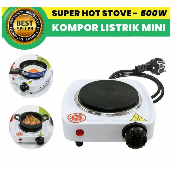 GS8 KOMPOR LISTRIK 1000W HOT PLATE KOMPOR LISTRIK SUPER MULTIFUNGSI MINI