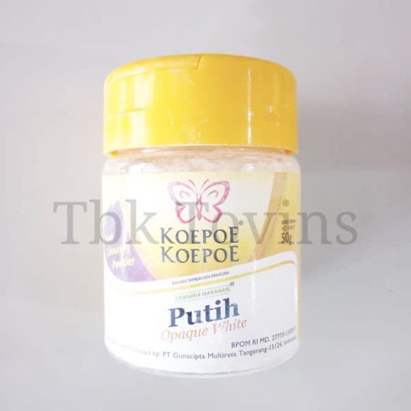 

OPAQUE ( PEWARNA PUTIH BUBUK ) KOEPOE