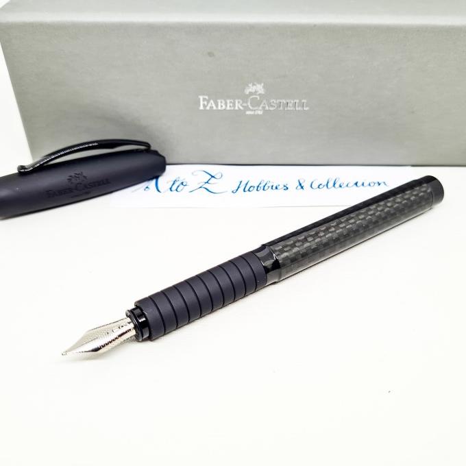 

Faber Castell Essentio Black Carbon Fountain Pen - F, No Converter