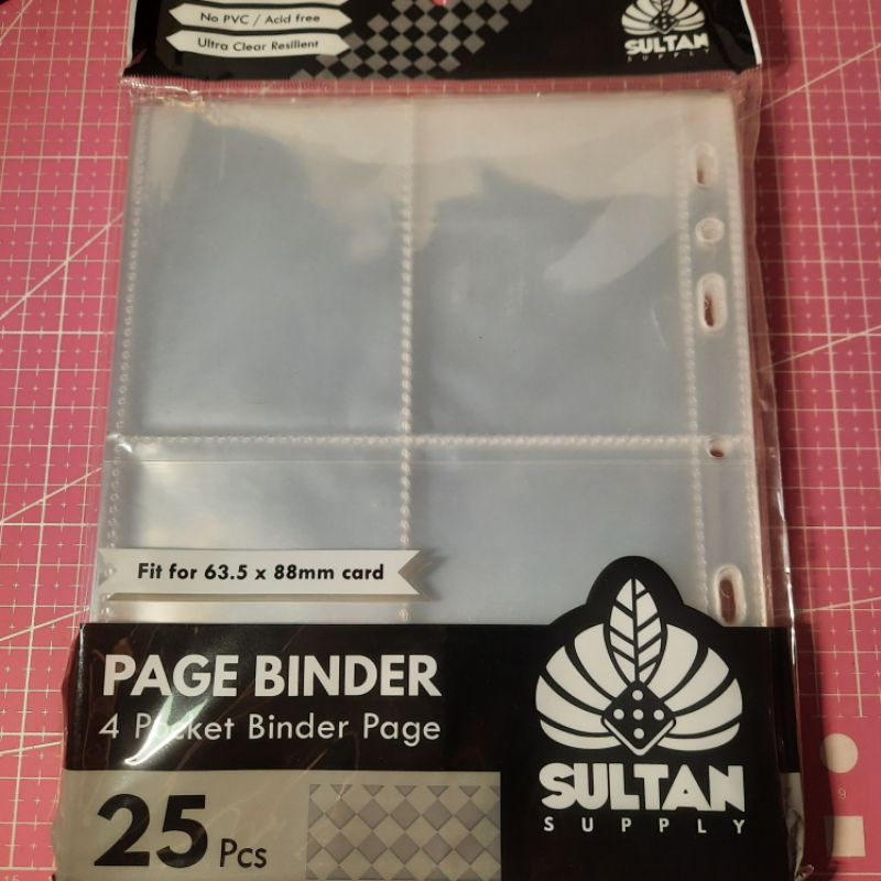 sleeve binder sultan A5 ring 6 unsealed double side