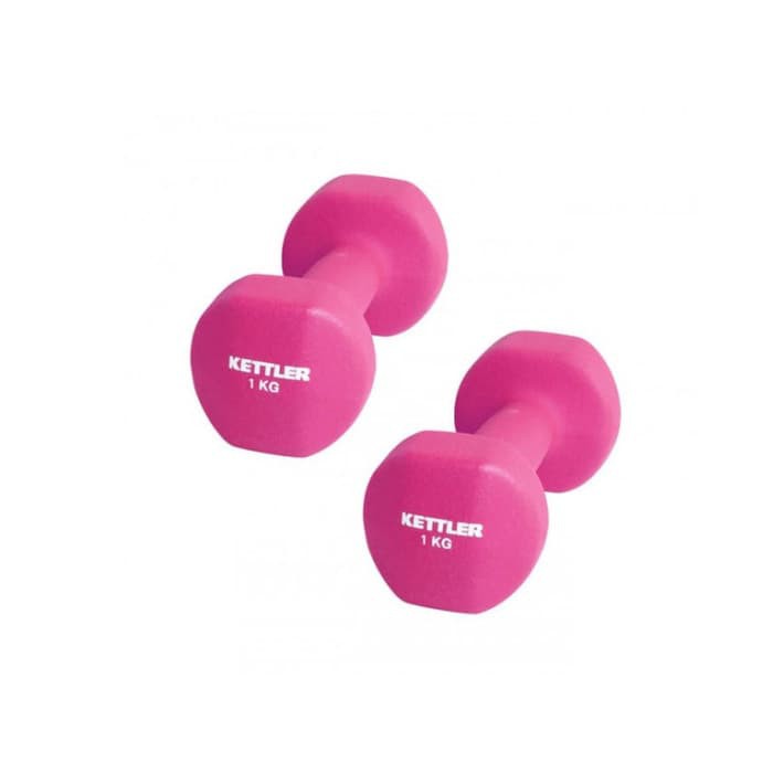 Kettler Dumbell Neoprene 2kg Pink / Dumbell Neoprene (2kg/pair)
