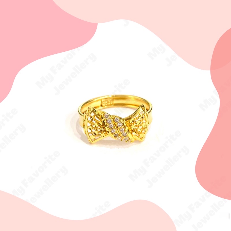 Cincin Pita AD Uk15 Emas Asli Kadar 700