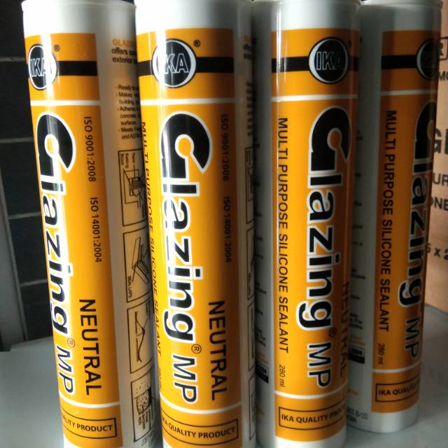 

Lem Glazing Silicone Lem Kaca Sealant Netral Warna Brown