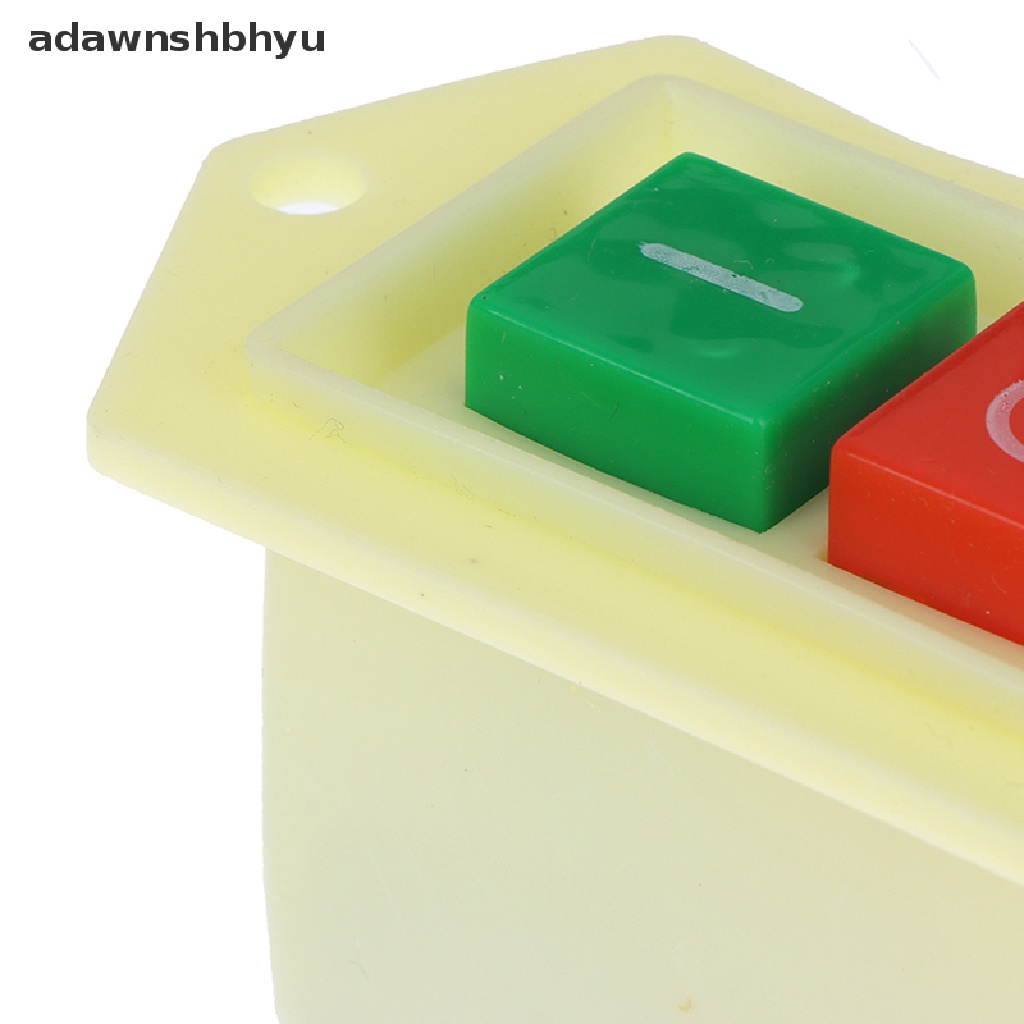 Adawnshbhyu LC3-10 10A On-Off Push Button Switch Tombol Start Untuk Mesin Gerinda Bench