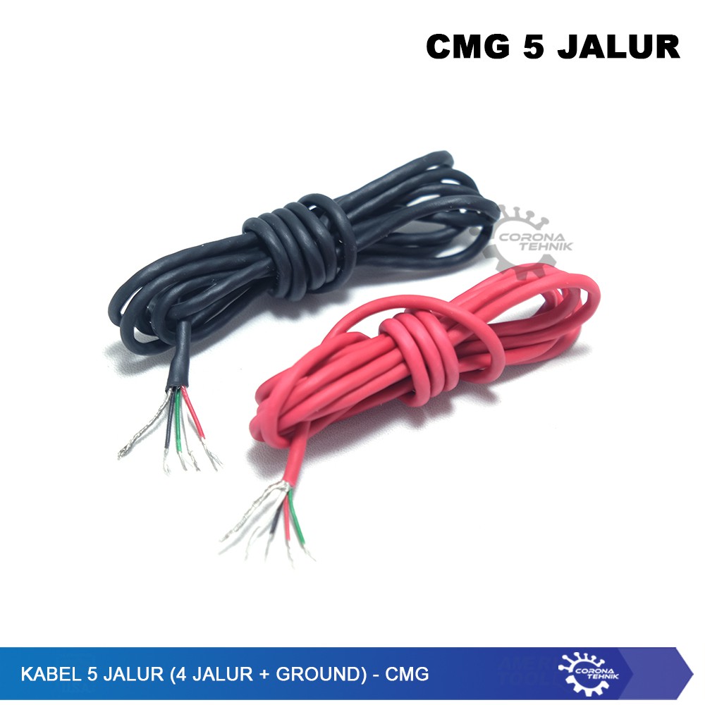 Kabel 5 Jalur (4 Jalur + Ground) CMG - Ecer 1 Meter