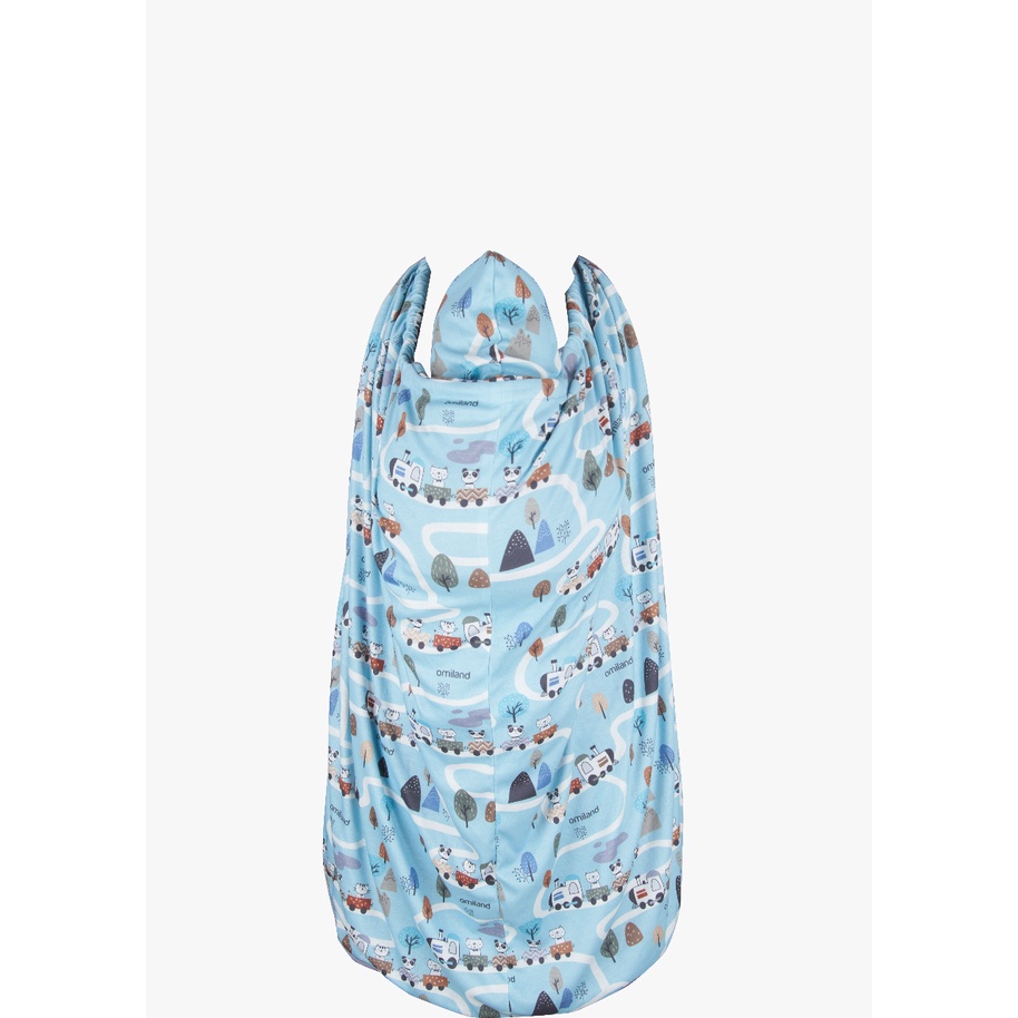 Omiland On The Go Blanket 5 in 1 Function OTG Selimut Topi Anak Bayi Multifungsi Travel Hood Baby Stroller Cover Apron Menyusui