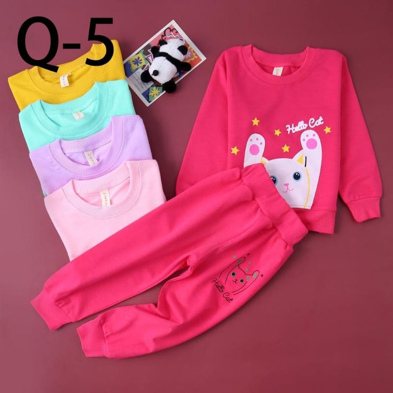 setelan kaos joger anak