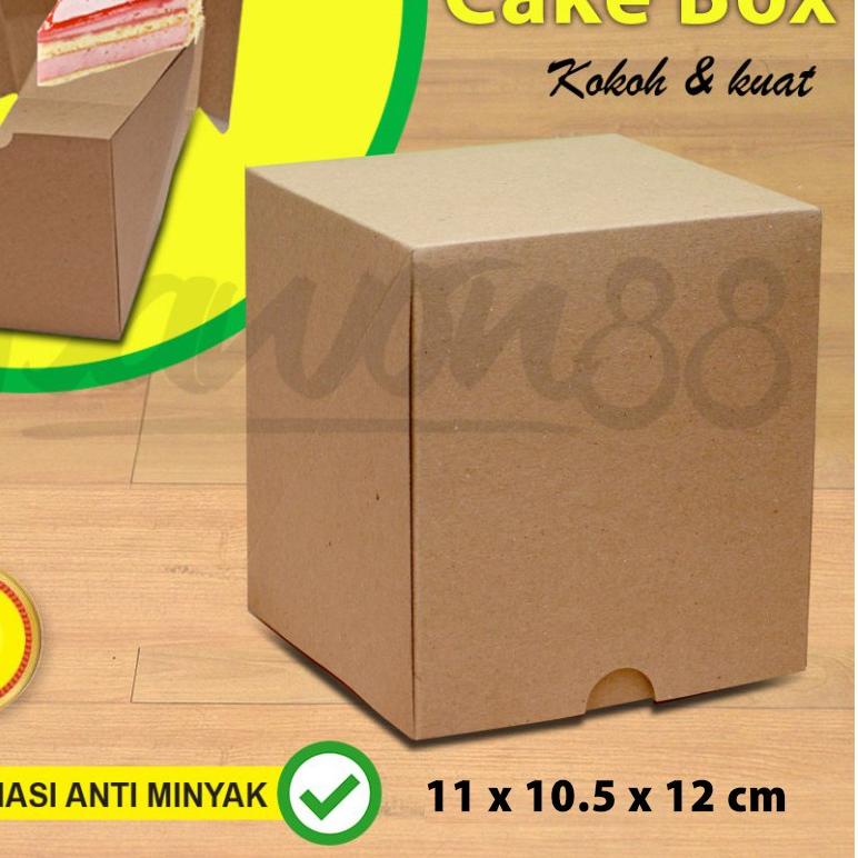 

♞ Kotak Box Dus Kue Cake SLICE (S) | Tart-Cupcakes-Brownies-Blackforest - ( 30 Pcs ) ➨