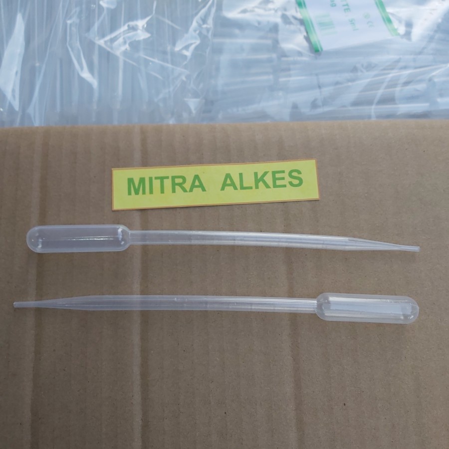 Pipet Tetes Plastik 5ml. Pipet Tetes 5 ml. Drop Pasteur Pipette 5 ml