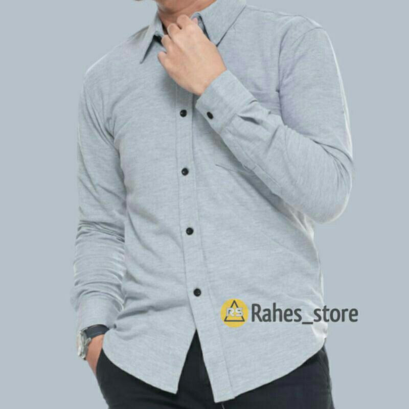 KEMEJA LENGAN PANJANG PRIA / BAJU DISTRO / BAJU KEMEJA POLOS