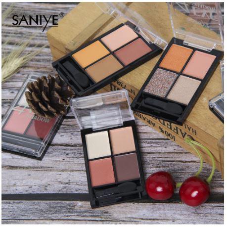 Saniye E0425 Eyeshadow Pallete 4 Warna Tahan air