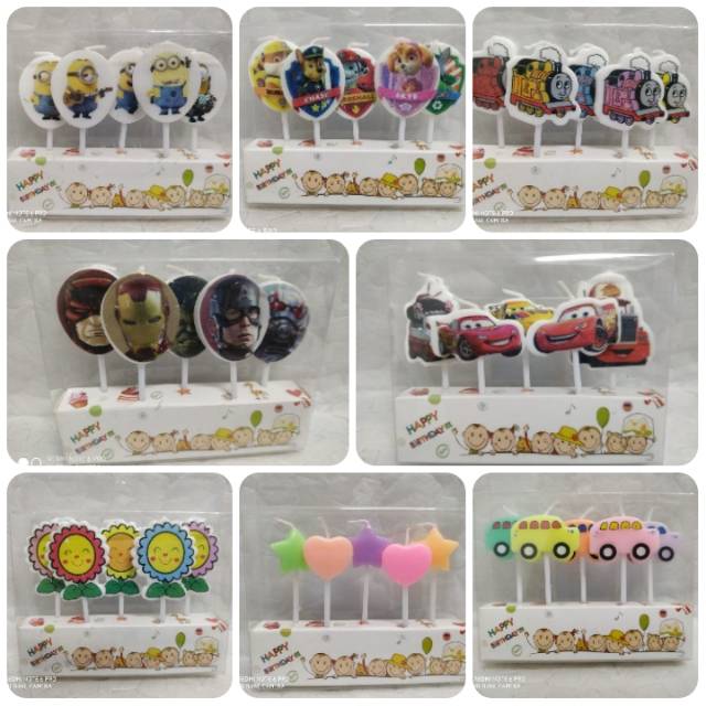 Lilin Bentuk Karakter