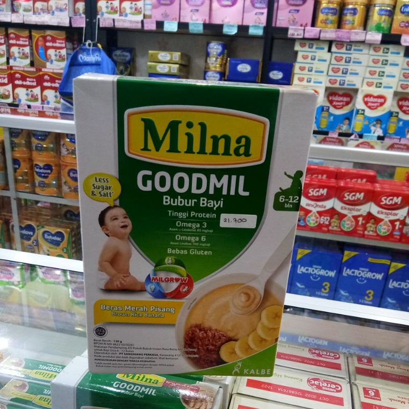 MILNA GOODMIL BUBUR BAYI 6-12 120G