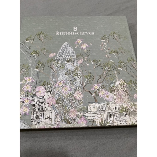 buttonscarves british voal sky