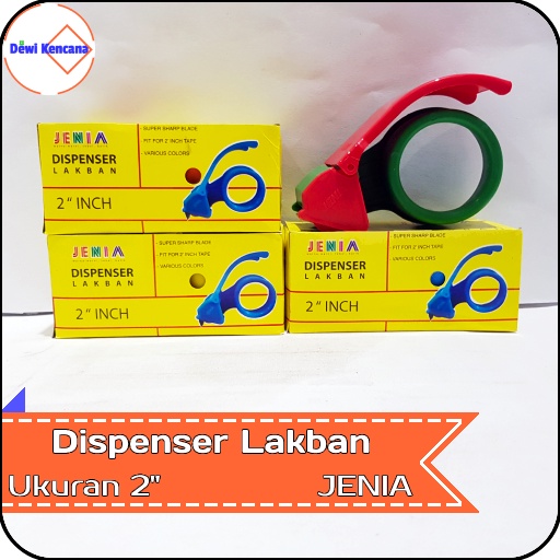 

Dispenser Tempat Lakban Tape Dispenser Cutter 2'' JENIA