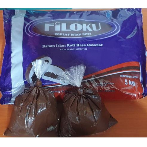 

Filoku choco filling|Selai coklat filoku 500gr repack
